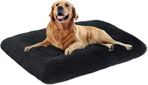 lot 10321 image: Yhorr 28x38 Dog Bed, Black