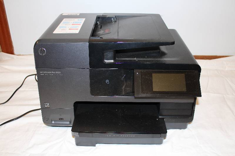lot 1003 image: HP Office Jet Pro 8620. Newly Refurbished.