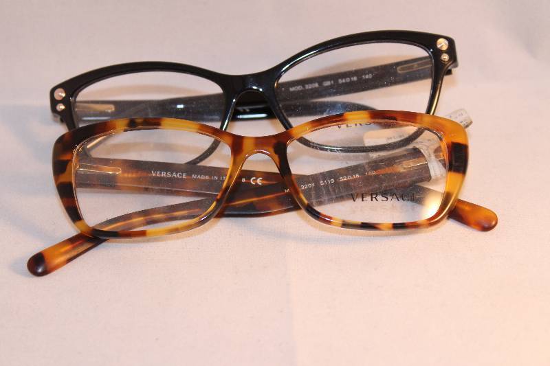 lot 1032 image: 2 pairs of Versace Optical Frames