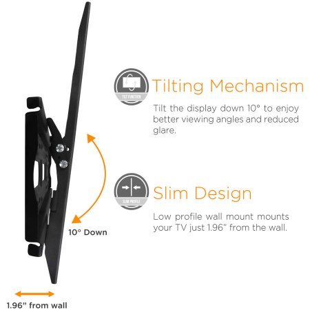 lot 1059 image: Ematic Tilting TV Wall Mount Kit with HDMI Cable for 30 - 79 Displays