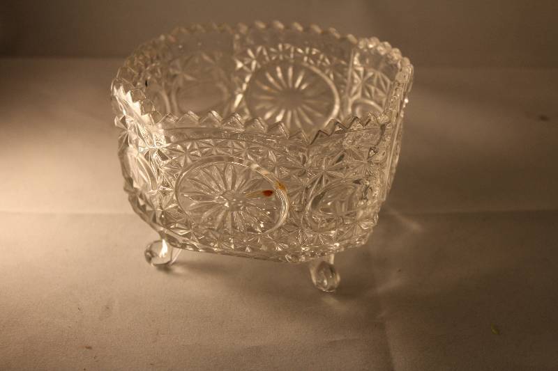 lot 1053 image: Cut Glass Candy Dish