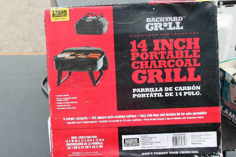 lot 1159 image: 14in portable grill