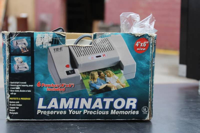 lot 1160 image: 4x6 Laminator