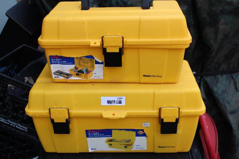 lot 1197 image: 2 Tool Boxes W Random