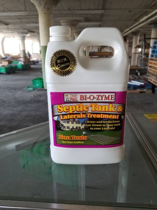 lot 90006 image: CIVIC PRIDE BI-O-ZYME SEPTIC TANK &LATERALS TREATMENT ONE GALLON