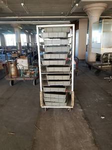 lot 71348 image: STORAGE RACK WITH BINS