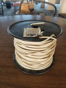 lot 71360 image: ROLL OF 12 WHITE WIRE