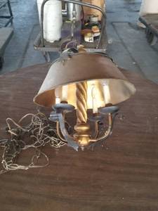 lot 71375 image: VINTAGE HANGING LIGHT