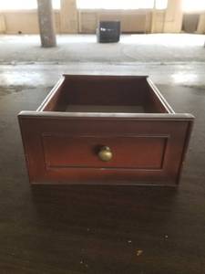 lot 71418 image: WOOD BROWN DRAWER 11 12 X 14 12