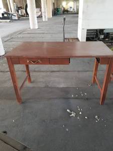 lot 71421 image: WRITING DESK WITH TWO DRAWINGS 52 X 26One DRAWER MISSING