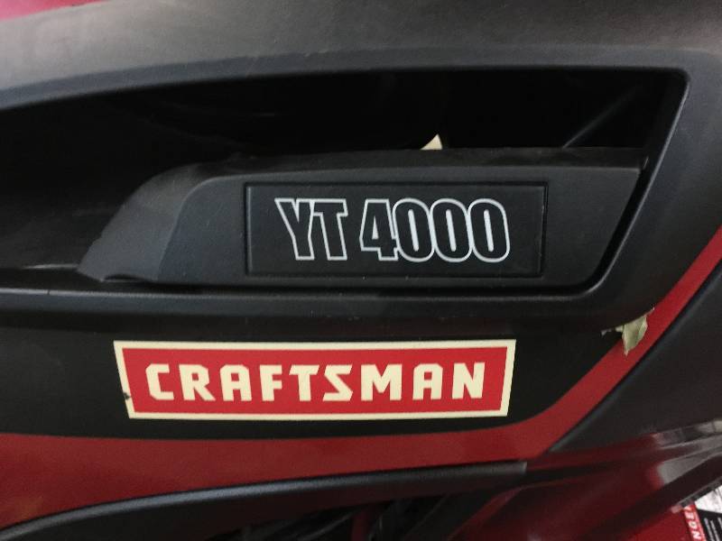 Craftsman YT 4000 24 hp 42" Yard Tractor | BARGAIN OUTDOOR ...