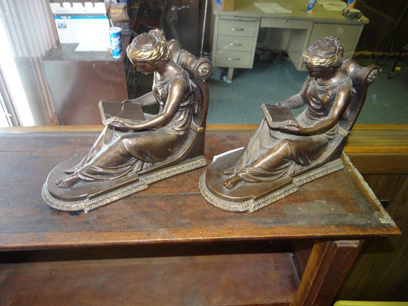 lot 1001 image: Plaster  Book Ends.