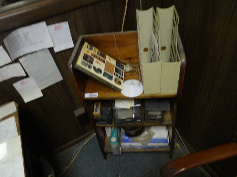 lot 1012 image: Book Shelf & Contents.