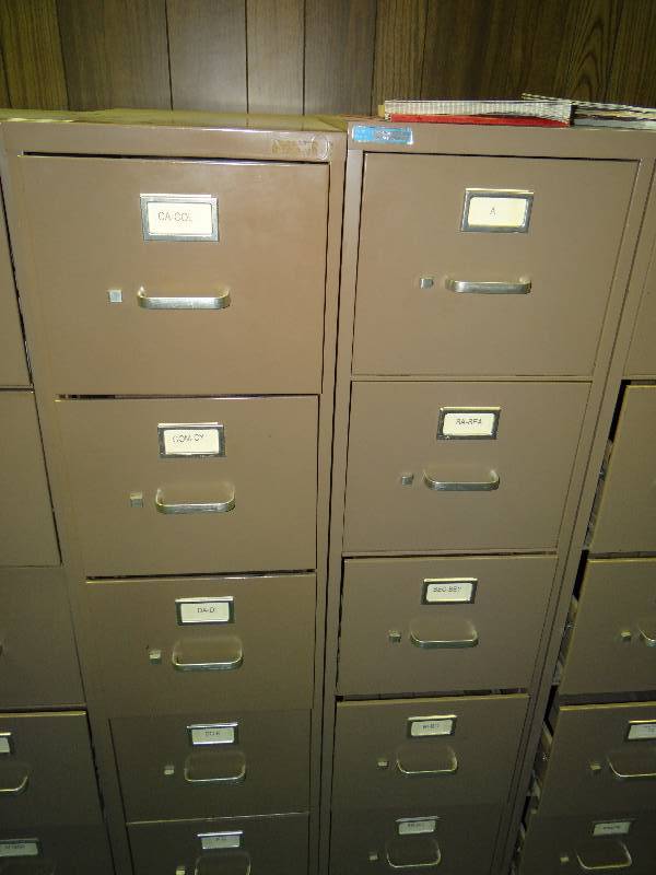 lot 1031 image: 2, 5 Drawer File Cabinets.