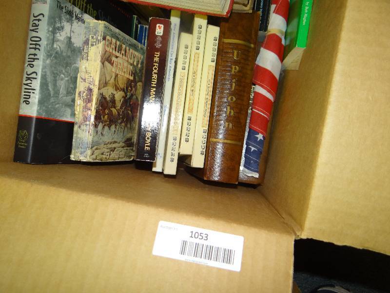 lot 1053 image: 3 Boxes Of Books.
