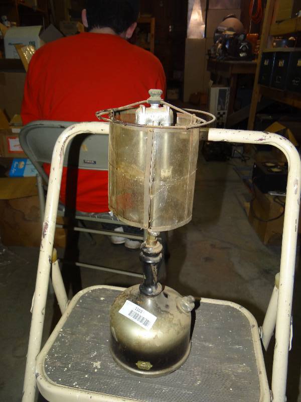 lot 1103 image: Match Generating Coleman Lamp.