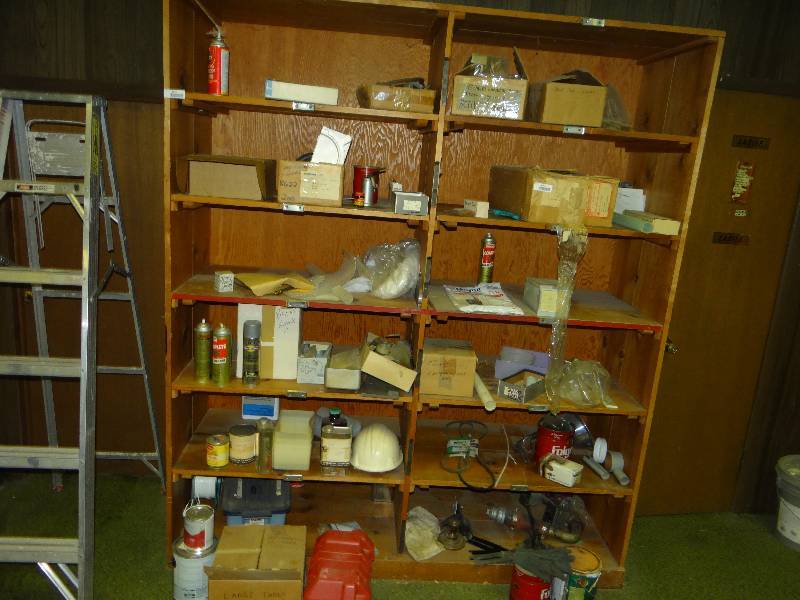 lot 1143 image: All Contents On Shelf. Ladder Does Not Go.