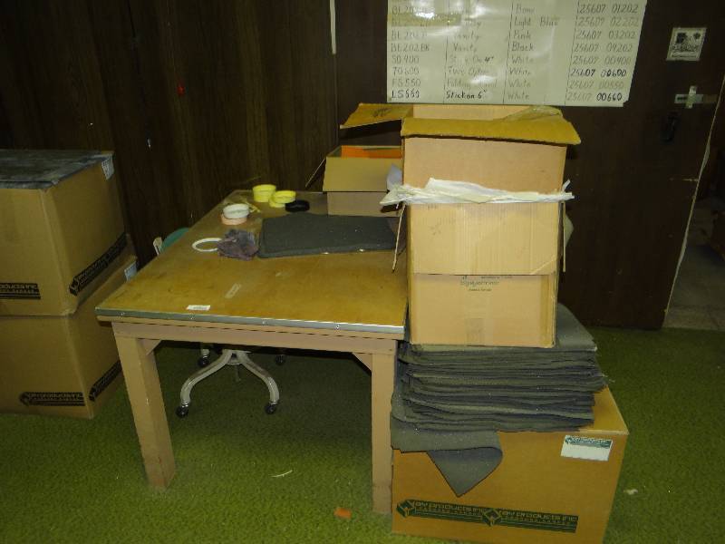 lot 1151 image: Table, Chair, Foam.