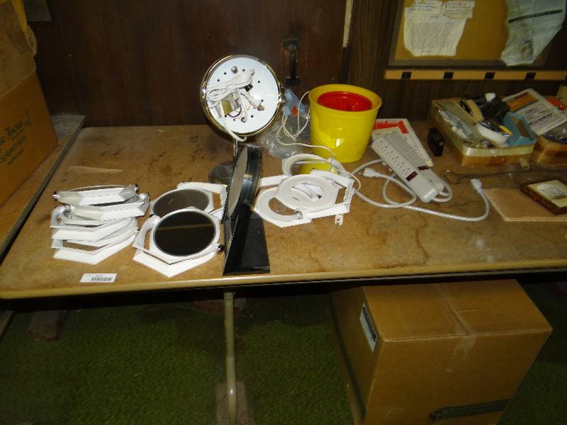 lot 1172 image: Table & Contents, Box Under Table Not Included.