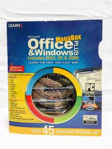 lot 15808 image: Learn 2 Microsoft Office & Windows - Includes 2003, XP, & 2000 - Mega Box Plus (2005)