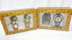 lot 15846 image: NIB 2 Sets of Dillards Trimmings Christmas Ornament Sets - Rare