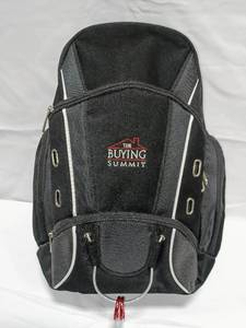 lot 15859 image: New Backpack The Buying Summitt Embroidered on the Front - All Purpose, Light Weight, Adjustable Padded Shoulder Straps & Padded Handle