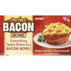 lot 15875 image: New in Box - Perfect Bacon Bowl - Includes 2 Bowls