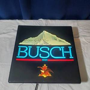 lot 2000 image: Busch Beer Lighted Sign