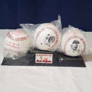 lot 2050 image: Mark McGwire Baseball Set