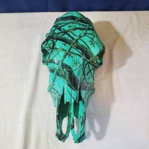lot 2108 image: Dipped Cow Skull Custom Camo