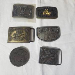 lot 2110 image: Vintage Belt Buckle Lot