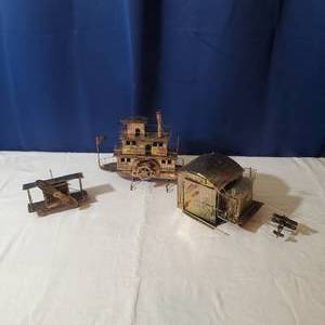 lot 2137 image: Copper Music Box Bundle 2