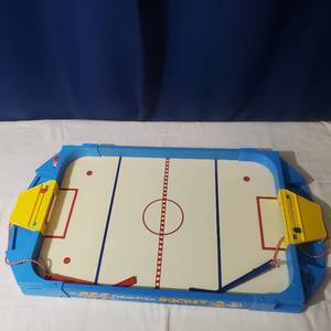lot 2155 image: Vintage Fisher Price Hockey Toy - Complete Works