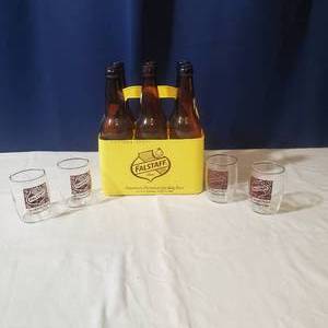 lot 2178 image: Vintage Falstaff Beer Bundle