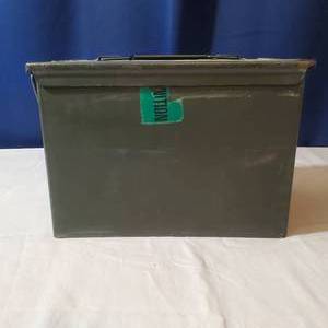 lot 2186 image: Metal Ammo Box