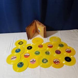 lot 2204 image: Vintage Golden Records Walt Disney Productions