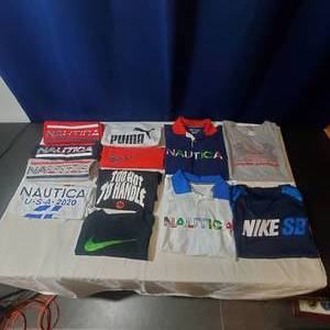 lot 2224 image: Youth Boys Shirts Name Brand L-XL
