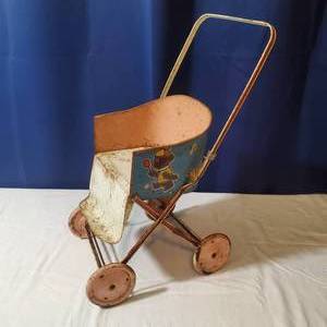 lot 2232 image: Nassau Metal Toy Stroller