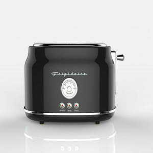 lot 1022 image: FRIGIDAIRE 2 Slice Retro Toaster - Black