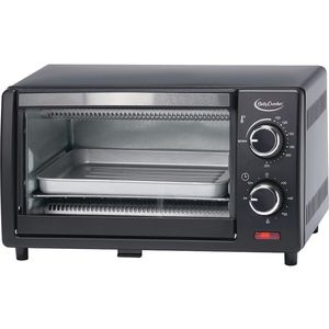 lot 1500 image: Betty Crocker BC-1664CB 2-Slice Compact Toaster Oven with Drop Down Crumb Tray