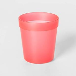 lot 1523 image: 8oz Plastic Kids Short Tumbler Pink - (set of 21)