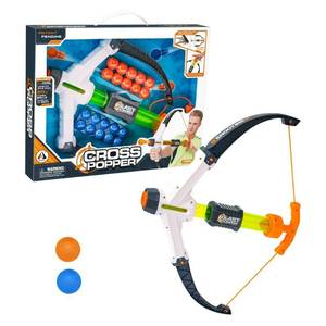 lot 1574 image: Cross Popper Foam Ball Cross Bow with 20 Balls