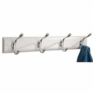 lot 1588 image: InterDesign 81270 Paris Wall Mounting Rack White
