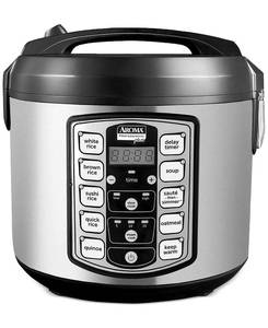 lot 1609 image: Aroma Arc-5000SB Professional 20-Cup Digital Rice Cooker, Slow Cooker & Food Steamer