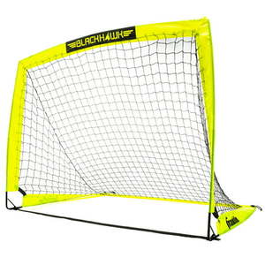 lot 3041 image: Franklin Sports Portable Soccer Goal - Blackhawk Folding Goal - 4 x 3
