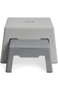 lot 3042 image: Skip Hop Double-Up Step Stool - Grey