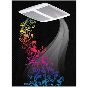 lot 3076 image: Broan Spk110 110 Cfm 1.0 Sone Ceiling Mounted Energy Star Rated Bath Fan - White