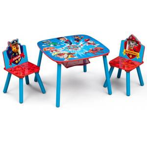lot 3088 image: Nick Jr. PAW Patrol Wood Kids Storage Table and Chairs Set by Delta Children
