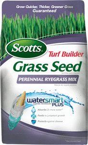lot 3097 image: Scotts Turf Builder Grass Seed Perennial Ryegrass Mix, 7 lbs., up to 2,900 sq. ft.