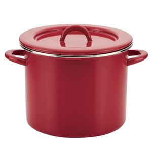 lot 3125 image: Rachael Ray Create Delicious Enamel on Steel 12-Qt. Stockpot